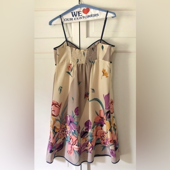 Yumi Kim | Silk Tropical Flower Print Sundress with Adjustable Straps, Small - Picture 2 of 3